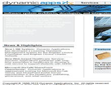 Tablet Screenshot of dynamicapps.com